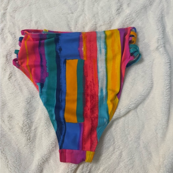 Bright Multicolor Bikini Bottom - Picture 2 of 3